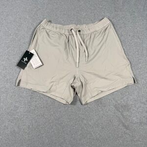 Bamboo Ave Boundless Shorts Frost Grey 5 Inseam Lined Mens Large NEW